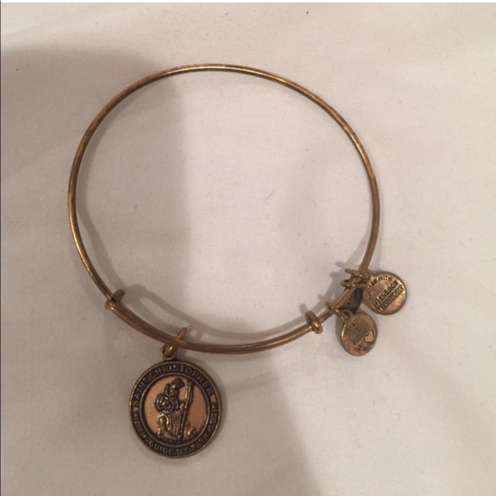 Alex and Ani St. Christopher Gold Bracelet